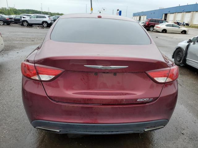 1C3CCCBB1GN182393 - 2016 CHRYSLER 200 S BURGUNDY photo 6