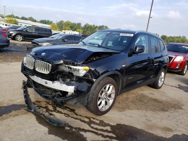 5UXWX7C56CL975688 - 2012 BMW X3 XDRIVE35I BLACK photo 1