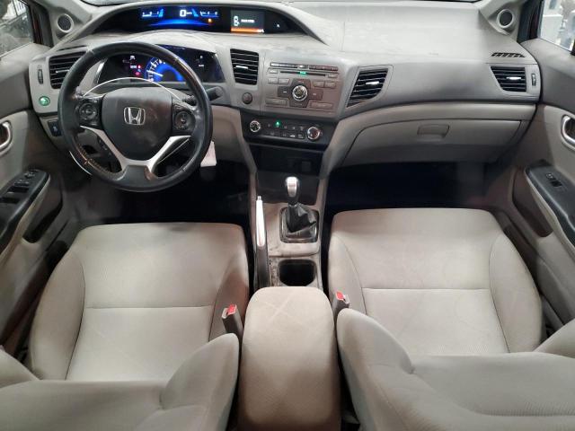 2HGFB2E58CH027839 - 2012 HONDA CIVIC LX Bordeaux Foto 8