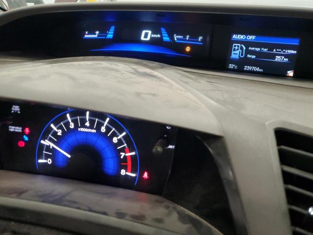 2HGFB2E58CH027839 - 2012 HONDA CIVIC LX Bordeaux Foto 9