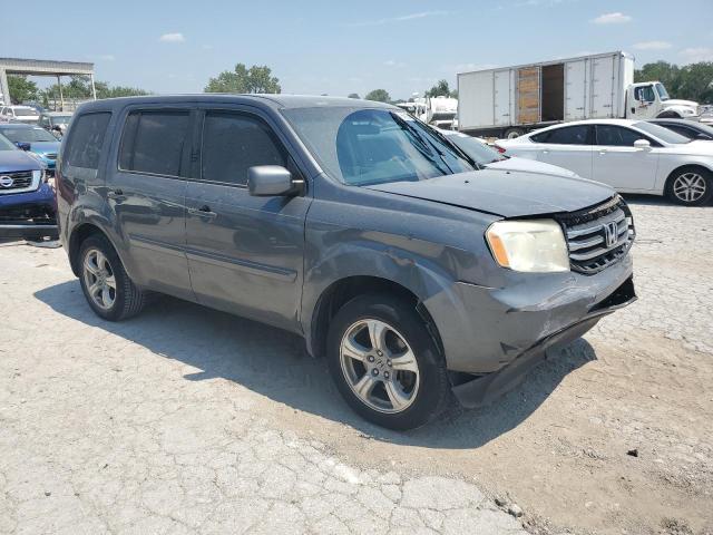 5FNYF3H43DB031535 - 2013 HONDA PILOT EX GRAY photo 4