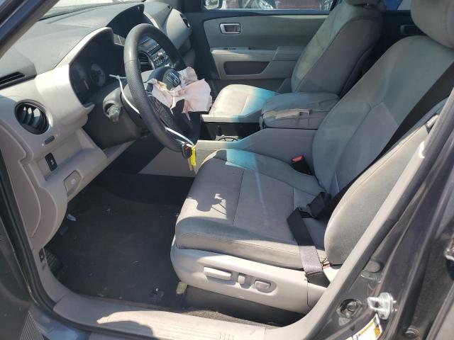 5FNYF3H43DB031535 - 2013 HONDA PILOT EX GRAY photo 7