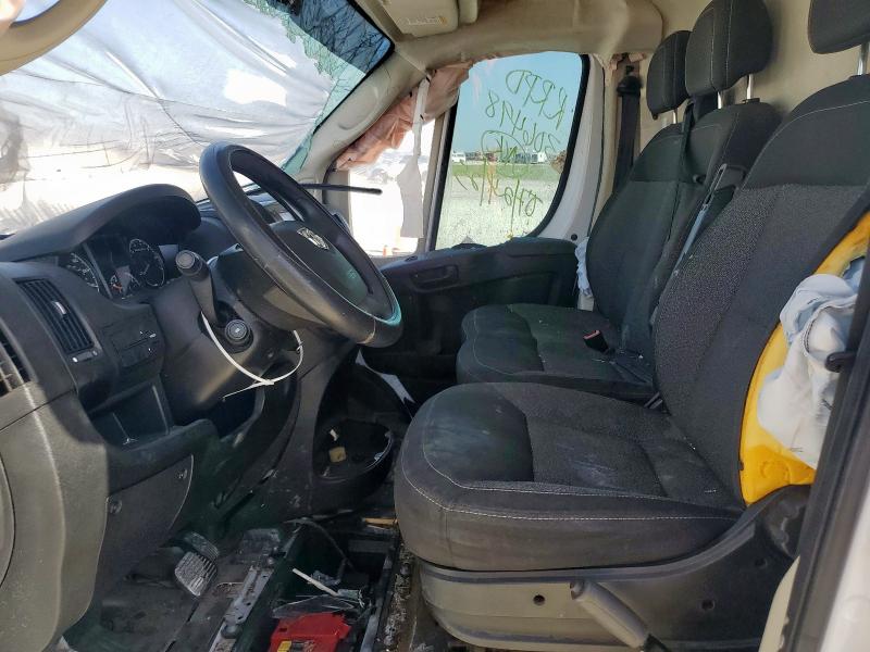 3C6TRVDG4JE156565 - 2018 RAM PROMASTER 2500 HIGH Blanc photo 7