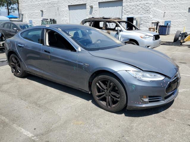 5YJSA1CG9DFP08274 - 2013 TESLA MODEL S Көк фото 4