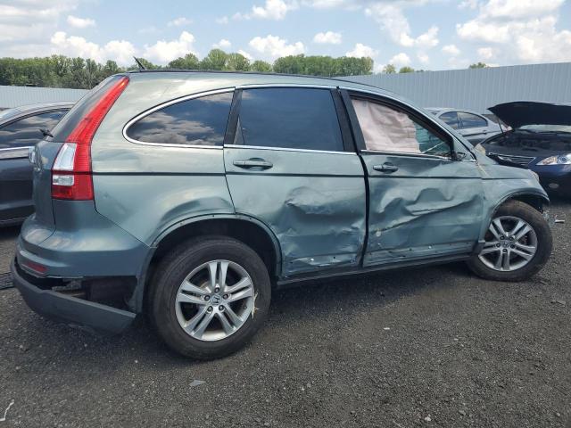 5J6RE4H77AL040720 - 2010 HONDA CR-V EXL TEAL photo 3