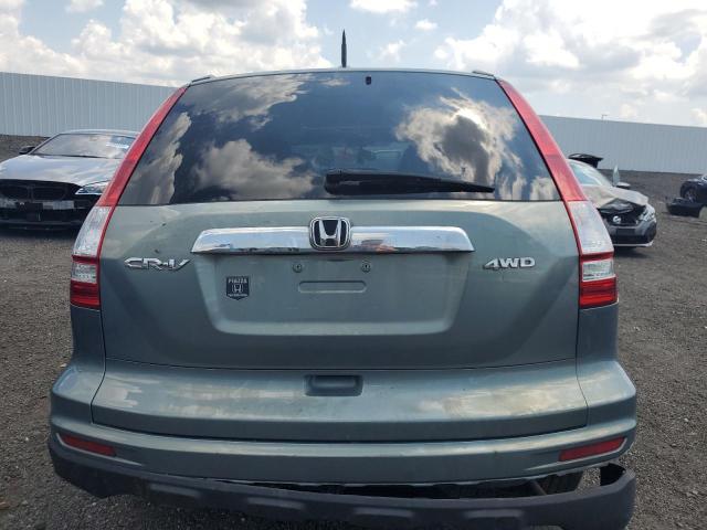 5J6RE4H77AL040720 - 2010 HONDA CR-V EXL TEAL photo 6