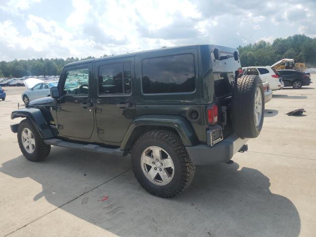 1J4HA5H13BL619200 - 2011 JEEP WRANGLER U SAHARA GREEN photo 2