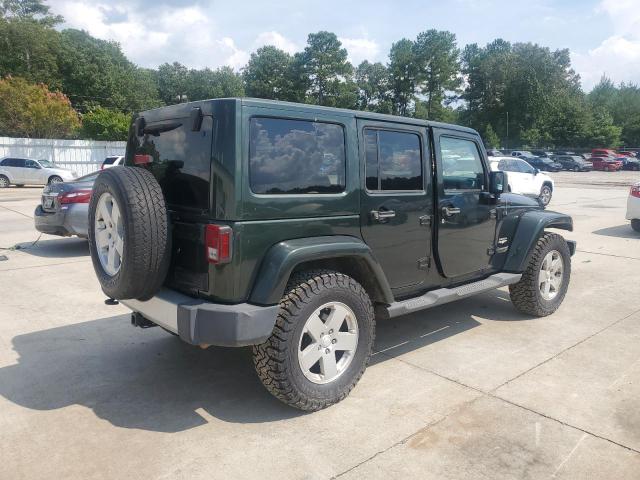 1J4HA5H13BL619200 - 2011 JEEP WRANGLER U SAHARA GREEN photo 3
