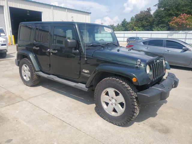 1J4HA5H13BL619200 - 2011 JEEP WRANGLER U SAHARA GREEN photo 4