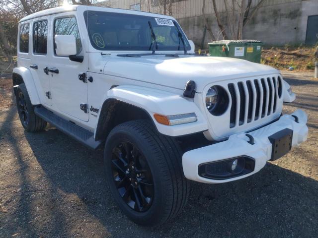 1C4HJXEG5MW815568 - 2021 JEEP WRANGLER U SAHARA WHITE photo 1
