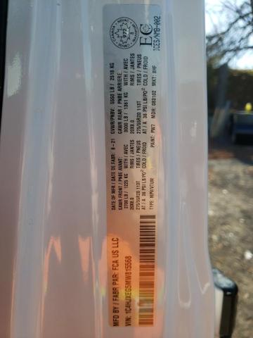 1C4HJXEG5MW815568 - 2021 JEEP WRANGLER U SAHARA WHITE photo 10