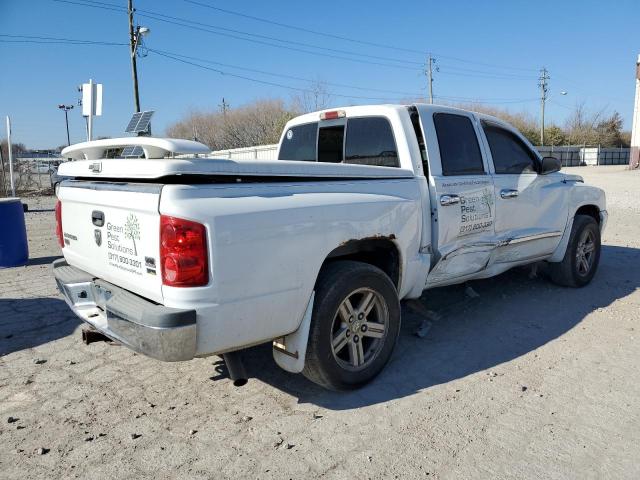 1D7HE58P47S248209 - 2007 DODGE DAKOTA QUAD LARAMIE WHITE photo 3