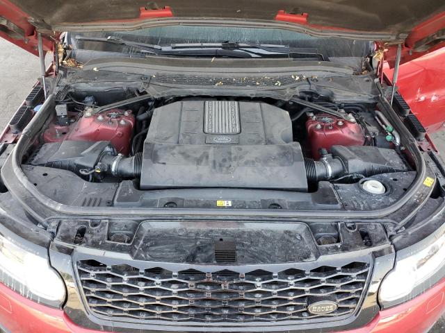 SALWR2VF9FA534165 - 2015 LAND ROVER RANGE ROVE HSE RED photo 12