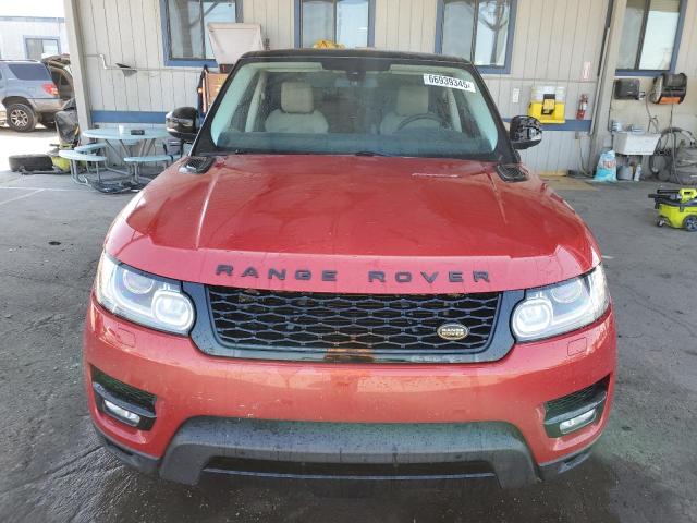 SALWR2VF9FA534165 - 2015 LAND ROVER RANGE ROVE HSE RED photo 5