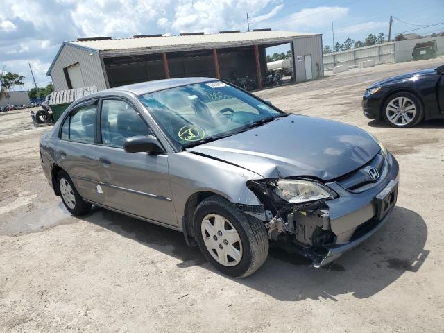 2HGES16445H608544 - 2005 HONDA CIVIC DX GRAY photo 4