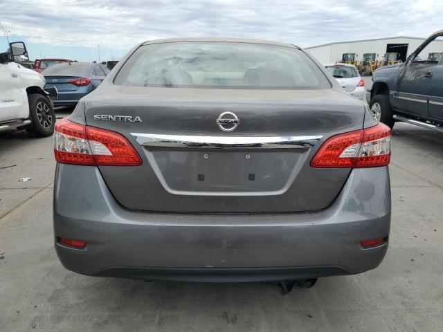 3N1AB7AP3FY269632 - 2015 NISSAN SENTRA S GRAY photo 6