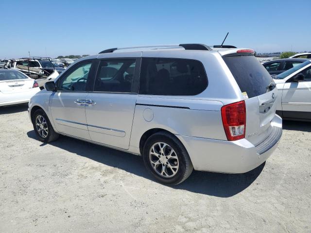 KNDMH4C70E6535568 - 2014 KIA SEDONA EX SILVER photo 2