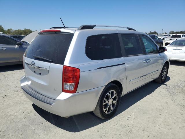 KNDMH4C70E6535568 - 2014 KIA SEDONA EX SILVER photo 3