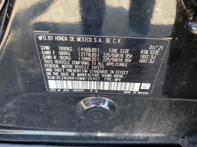 3CZRU6H10MM720407 - 2021 HONDA HR-V SPORT 黑色 照片 13