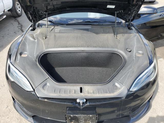 5YJSA1E51NF479666 - 2022 TESLA MODEL S შავი ფოტო 11