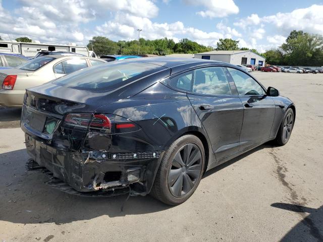 5YJSA1E51NF479666 - 2022 TESLA MODEL S შავი ფოტო 3