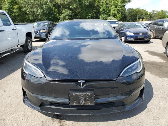 5YJSA1E51NF479666 - 2022 TESLA MODEL S შავი ფოტო 5