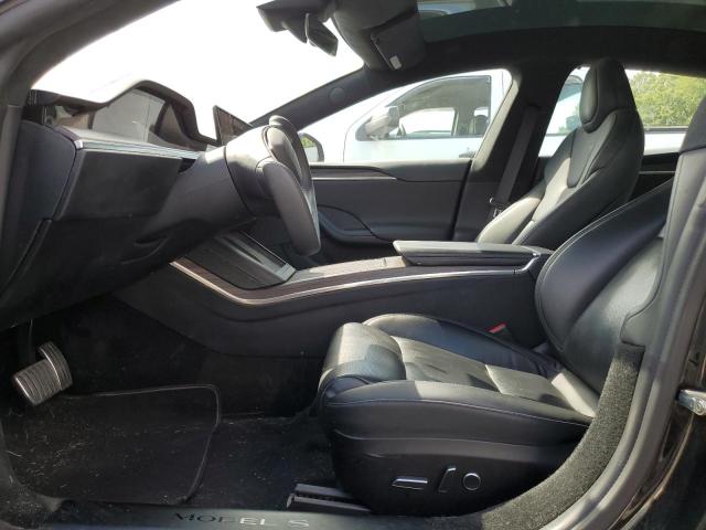 5YJSA1E51NF479666 - 2022 TESLA MODEL S შავი ფოტო 7