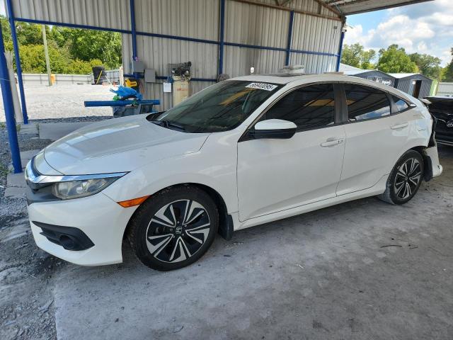 19XFC1F77GE034367 - 2016 HONDA CIVIC EXL WHITE photo 1