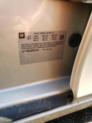 1G11C5SL4EF301075 - 2014 CHEVROLET MALIBU 1LT 米色 照片 12