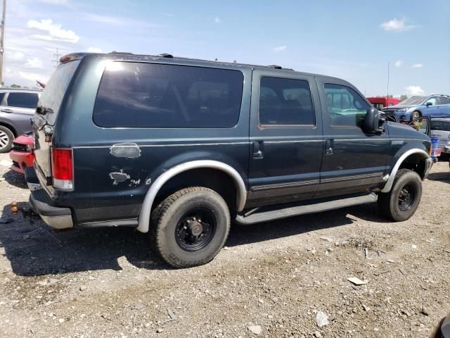 1FMNU41S5YEB61245 - 2000 FORD EXCURSION XLT GREEN photo 3