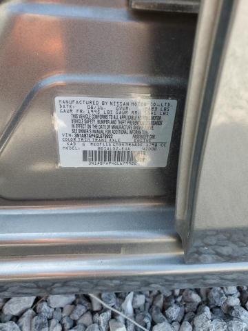 3N1AB7AP4GL679922 - 2016 NISSAN SENTRA S 灰色 照片 12