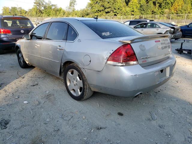 2G1WD58C489109145 - 2008 CHEVROLET IMPALA SUPER SPORT SILVER photo 2