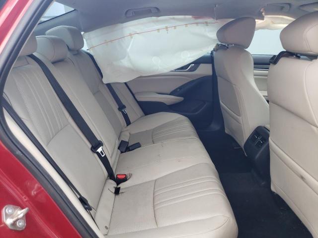 1HGCV2F5XKA000647 - 2019 HONDA ACCORD EXL RED photo 10
