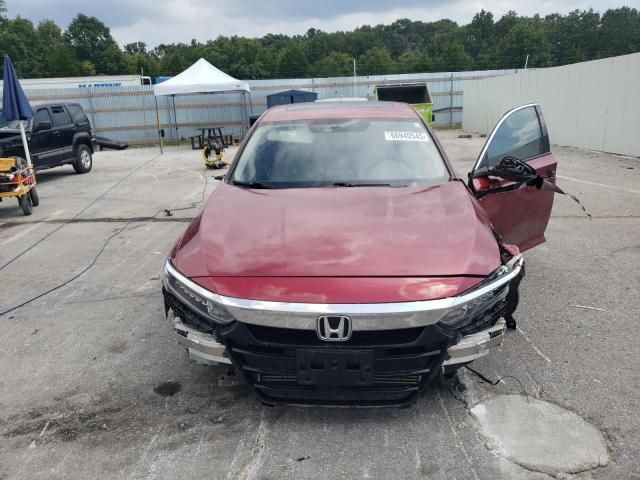 1HGCV2F5XKA000647 - 2019 HONDA ACCORD EXL RED photo 5