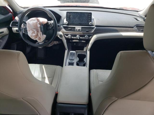 1HGCV2F5XKA000647 - 2019 HONDA ACCORD EXL RED photo 8