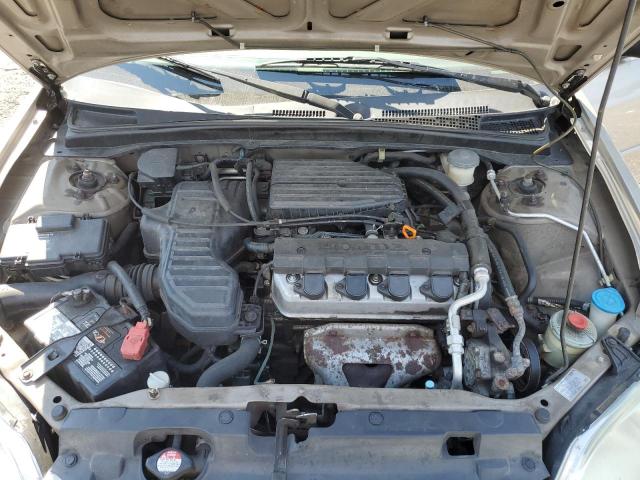 2HGES16512H606352 - 2002 HONDA CIVIC LX TAN photo 11