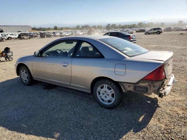 1HGEM22592L039462 - 2002 HONDA CIVIC LX SILVER photo 2