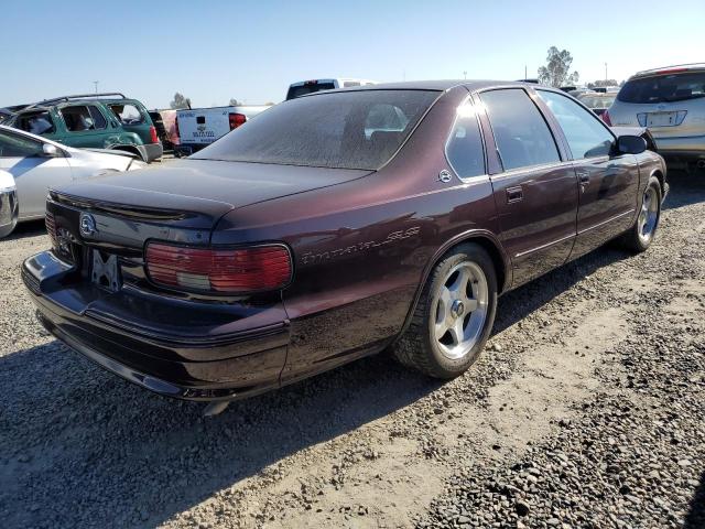 1G1BL52P1SR172603 - 1995 CHEVROLET CAPRICE / CLASSIC SS BURGUNDY photo 3