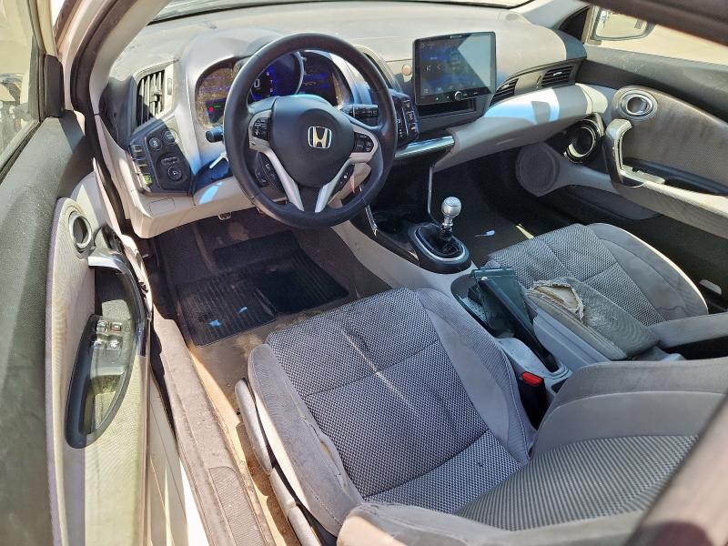 JHMZF1C63BS011639 - 2011 HONDA CR-Z EX თეთრი ფოტო 8