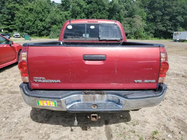 5TEUU42NX7Z411809 - 2007 TOYOTA TACOMA ACCESS CAB RED photo 6