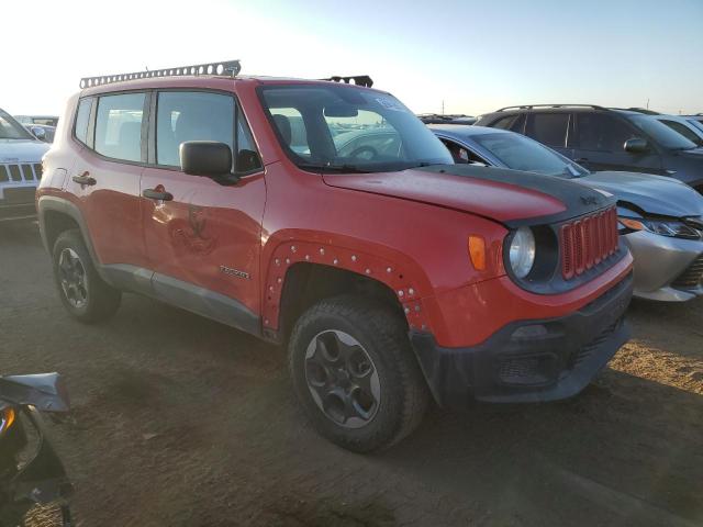 ZACCJBAH9FPC22128 - 2015 JEEP RENEGADE SPORT RED photo 4