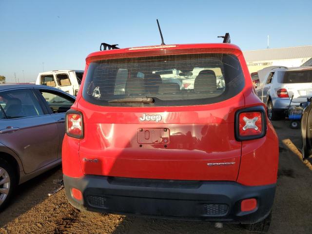 ZACCJBAH9FPC22128 - 2015 JEEP RENEGADE SPORT RED photo 6