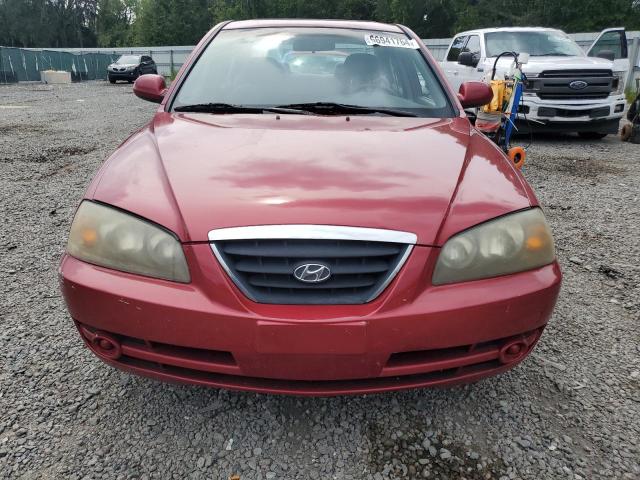 KMHDN46D66U339184 - 2006 HYUNDAI ELANTRA GLS RED photo 5