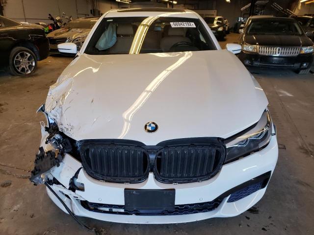 WBA7E4C56JGV23446 - 2018 BMW 740 XI WHITE photo 5