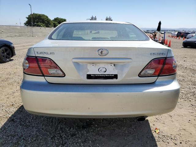 JTHBA30G145017319 - 2004 LEXUS ES 330 SILVER photo 6