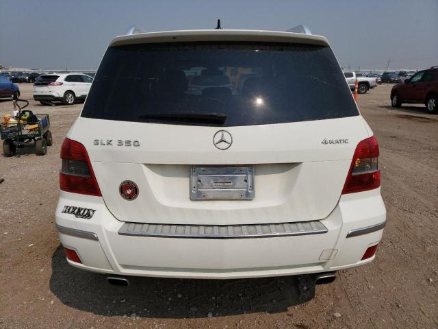 WDCGG8HB1BF689913 - 2011 MERCEDES-BENZ GLK 350 4MATIC WHITE photo 6