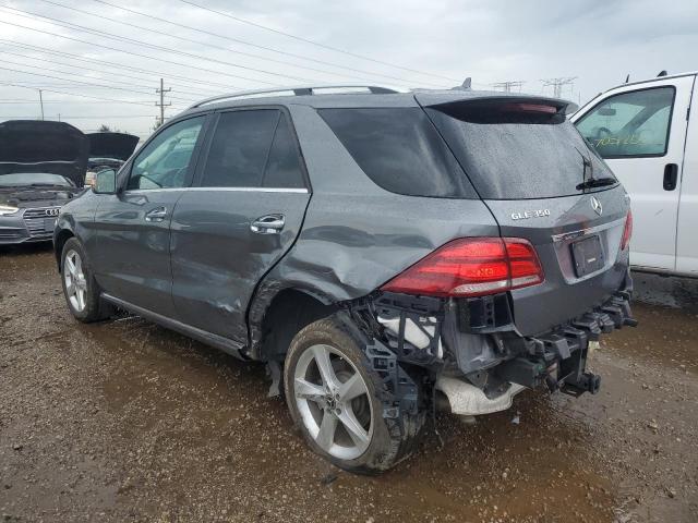 4JGDA5HB8JB028275 - 2018 MERCEDES-BENZ GLE 350 4MATIC GRAY photo 2