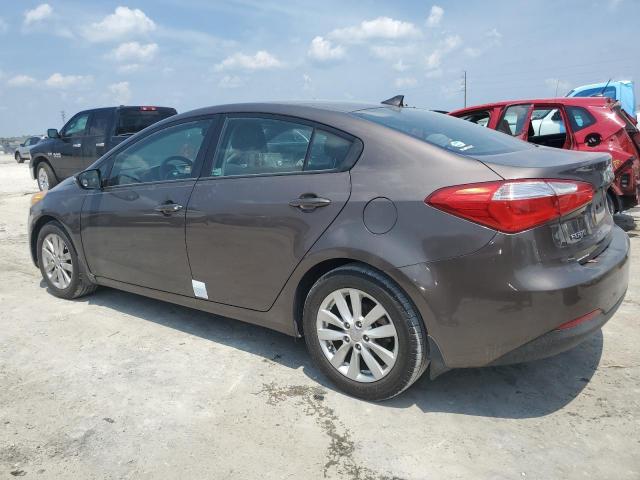 KNAFX4A60E5168048 - 2014 KIA FORTE LX TAN photo 2