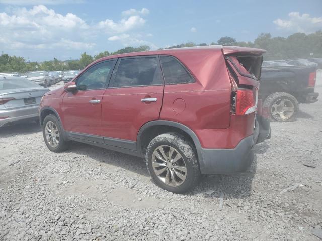 5XYKU4A21BG020646 - 2011 KIA SORENTO EX RED photo 2