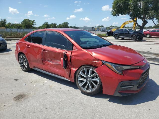5YFS4RCE8LP041284 - 2020 TOYOTA COROLLA SE RED photo 4